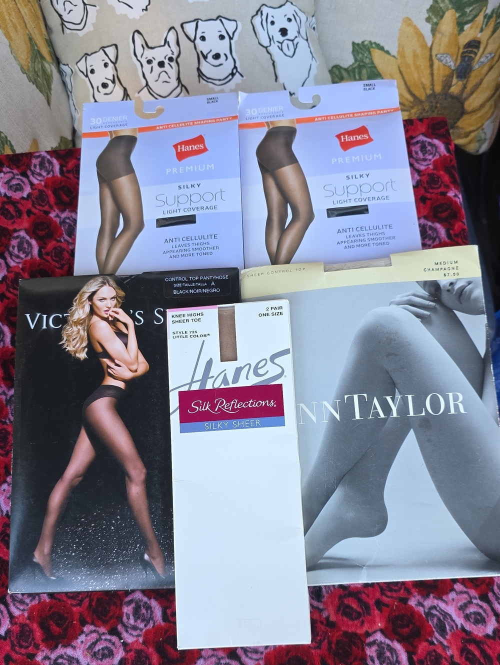 NIP Pantyhose Stockings Bundle Hanes Victorias Secret Ann Taylor
